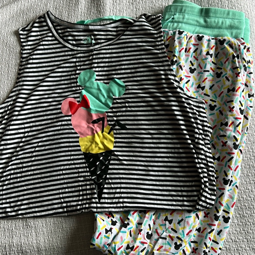 Mickey Mouse Ice Cream pajamas. Women’s L